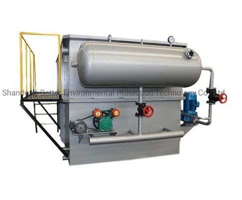 Industriële afvalwaterbehandeling DAF-systeem met groen roestvrij staalmateriaal en schraper