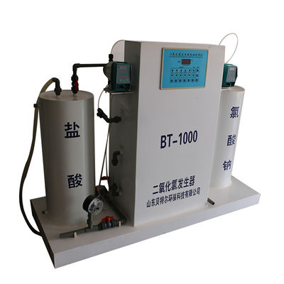 Elektrolysechloordioxidegenerator voor aanpasbare desinfectie van afvalwater