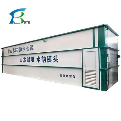 2023 MBR en geactiveerde slibmethode gecombineerde afvalwaterzuiveringsapparatuur met 11 kW vermogen