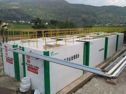 300*150*270cm Kleine afvalwaterzuiveringsinstallatie voor industriële en huishoudelijke afvalwaterzuivering