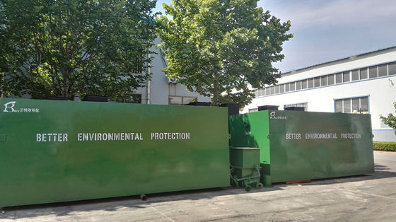 Motor aangedreven MBR 2-450t/dag Compact industrieel afvalwater systeem voor slachthuizen