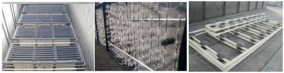 330*180*220cm Ondergrondse afvalwaterzuiveringssystemen voor waterzuiveringsinstallaties type MBR