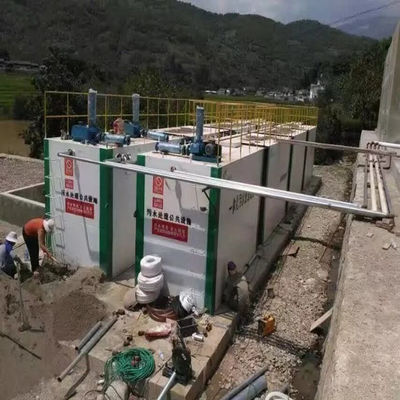 330*180*220cm Ondergrondse afvalwaterzuiveringssystemen voor waterzuiveringsinstallaties type MBR