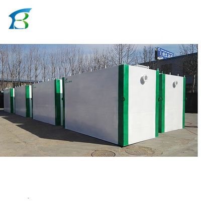 School afvalwaterzuivering koolstofstaal septische tank met voor bouwmaterialen winkels