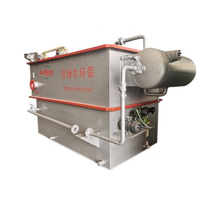 Gewicht KG 1200 kg Voorbehandeling van afvalwater Air Flotation Machine voor de productie van zoet water