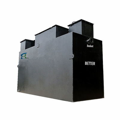 1 Ondergrondse geïntegreerde afvalwaterzuiveringsinstallatie voor de stadsrecycling van grijs water