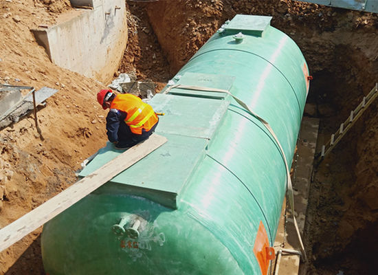 Septic tank FRP opslagtanks watermachine voor afvalwaterbehandeling