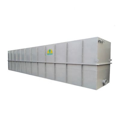 Kleine ondergrondse afvalwaterzuiveringsinstallatie met een productiviteit van 1000 l/uur