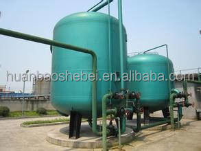 Industriële waterzuiveringsinstallatie geactiveerd koolstoffilter met 304 316SUS materiaal