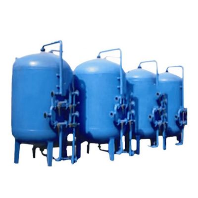 Blauw zandfilter voor irrigatie SGS goedgekeurd en onderhoudsarm