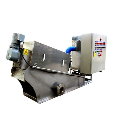 0.65kw Schroefpers Volute Slurry Sludge Dewatering Machine Voor Stedelijke Engineering