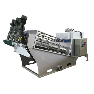 0.65kw Schroefpers Volute Slurry Sludge Dewatering Machine Voor Stedelijke Engineering