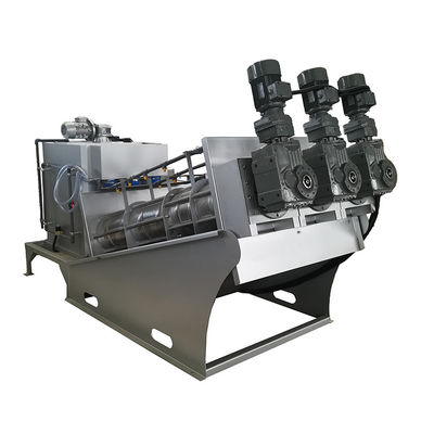 0.65kw Schroefpers Volute Slurry Sludge Dewatering Machine Voor Stedelijke Engineering