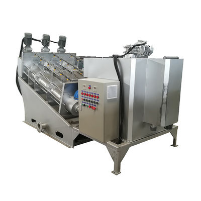 0.65kw Schroefpers Volute Slurry Sludge Dewatering Machine Voor Stedelijke Engineering