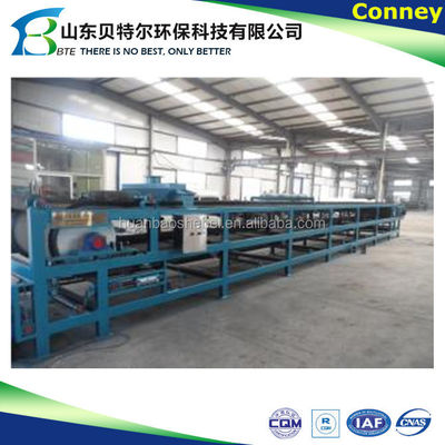 Home Carbon Steel of SS Gips ontwatering machine met populaire vacuümgordel filter