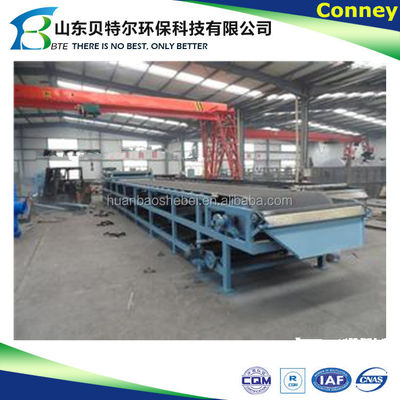 Home Carbon Steel of SS Gips ontwatering machine met populaire vacuümgordel filter