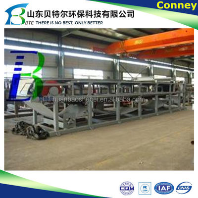 Home Carbon Steel of SS Gips ontwatering machine met populaire vacuümgordel filter