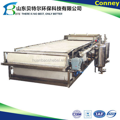 Home Carbon Steel of SS Gips ontwatering machine met populaire vacuümgordel filter