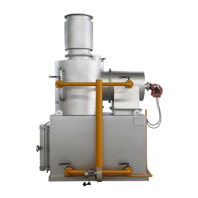 Silver Grey/Black 250 kg/h medische afvalverbrander met hoge temperatuurverbranding
