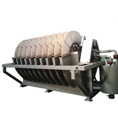Slijmontwatering machine van roestvrij staal Vacuümfilter met laag energieverbruik