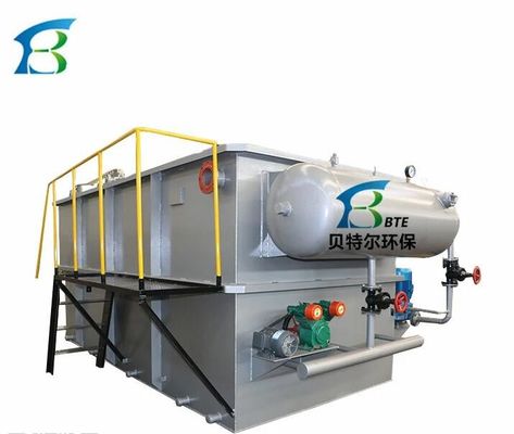 Industriële afvalwaterbehandeling DAF-systeem met groen roestvrij staalmateriaal en schraper