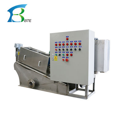 Compacte MDS-serie Multi Disc Schroefpers slibdehydrator voor geactiveerde slibverwijdering