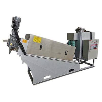 100 L/uur Productiviteit Middelgrote en Kleine Slib Ontwatering Machine voor gemeentelijke