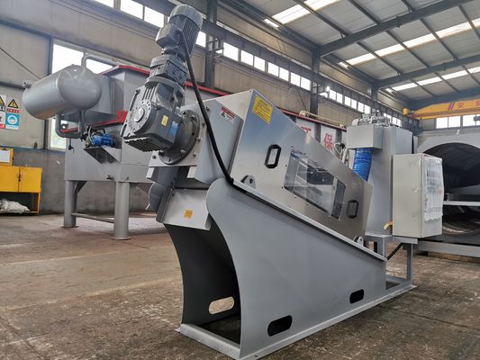 100 L/uur Productiviteit Middelgrote en Kleine Slib Ontwatering Machine voor gemeentelijke