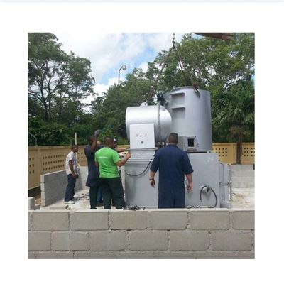Andere kerncomponenten 1000l/h Levering Rookloze medische afvalverbrandingsinstallatie Online ondersteuning