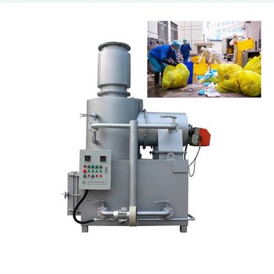 Andere kerncomponenten 1000l/h Levering Rookloze medische afvalverbrandingsinstallatie Online ondersteuning