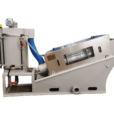 500 kg gewicht schroefpers slib ontwateringsmachine voor afvalwaterzuiveringssystemen