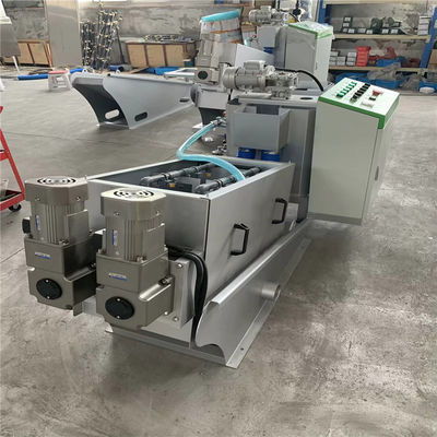 Machines voor het recyclen van oliehoudend afval Chicken Feather Screw Press Slaughter Wastewater Treating