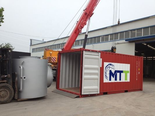 Machines voor de behandeling van medisch afval voor het verbranden van gezichtsmaskers en protectiekleding voor eenmalig gebruik