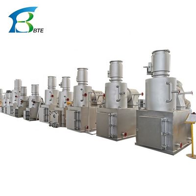 2-13 ton afvalverwerkingsmachines rookloze verbrandingsinstallaties voor directe plastische pyrolyse