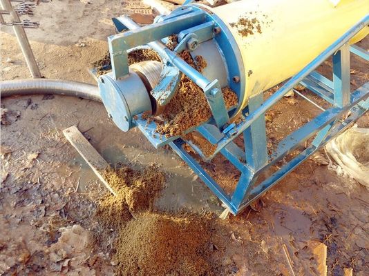 Slachtofafvalwaterbehandeling Schroefpersdehydrator voor het ontwateren van biologische meststoffen