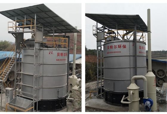 Biologische geitenmestmengselcompostmachine voor meststoffen Afmeting L*W*H als model