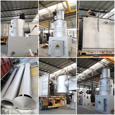Geavanceerde afvalverwerkingsmachines Plastic Waste Pyrolyse Plant WFS Series Incinerator