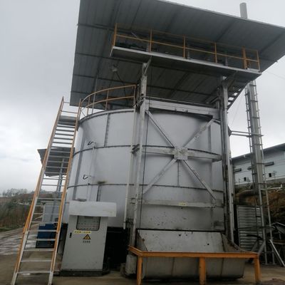 Machine voor het verwerken van biologische meststoffen met roestvrij staal