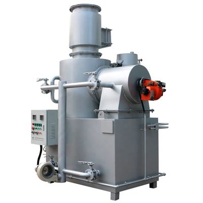 Afvalverbrandingsinstallatie met een capaciteit van 100-150 kg/belasting voor het verbranden van dierlijk afval in twee kamers