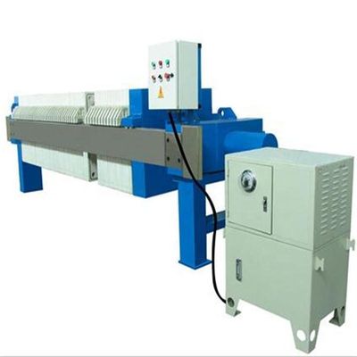 Waterfilter slibdehydrator Plaat en frame Filterpress met 3kw online ondersteuning