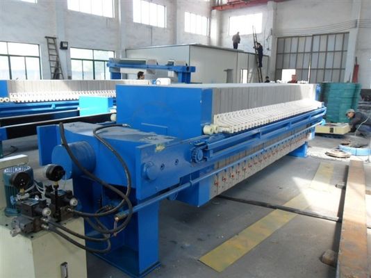 Waterfilter slibdehydrator Plaat en frame Filterpress met 3kw online ondersteuning