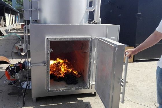 Voorzien van een draagbare verbrandingsinstallatie voor afvalbeheersystemen met een capaciteit van 10-500 kg/uur
