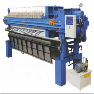 Mini-plaat- en framepressfiltermachine met motor voor afvalwaterzuiveringsinstallaties