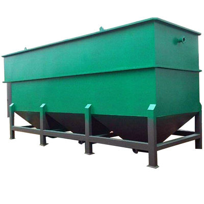Verticale sedimentatietank voor de behandeling van afvalwater in koolstofstaal