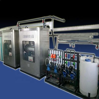 Duurzame titanium legering natrium hypochlorite generator voor 220v 380v op maat