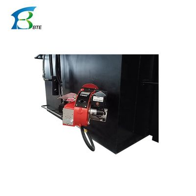 Verbrandingsmachine voor rubber/nylon/plastiek met twee verbrandingskamers