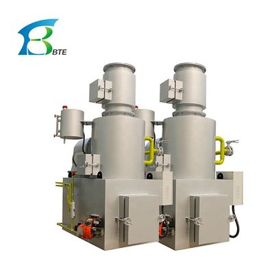 750L/H Zilveren grijze keuken afval dode huisdieren crematie machine Wfs Huisdierenverbrandingsinstallatie