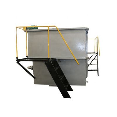 Sedimentatie- en behandelingsapparatuur met een opgeloste luchtflotatie-inrichting