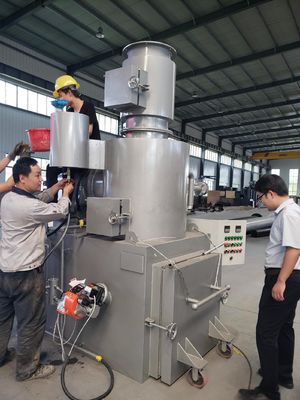 Huisdierverbrandingsinstallatie Rookloze crematiemachine met een op maat gemaakte capaciteit van 10-500 kg/uur